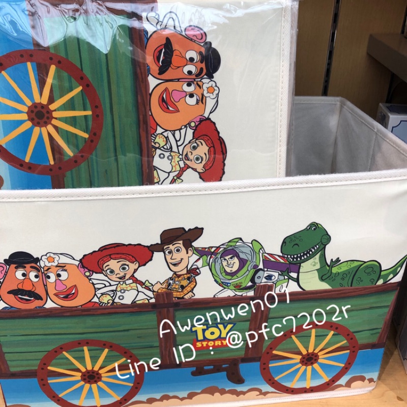 ｛現貨｝迪士尼正版 玩具總動員 toy 收納箱