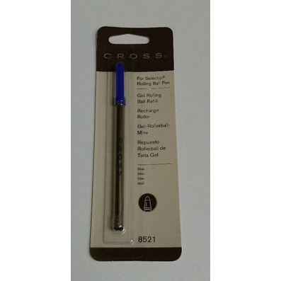 【現貨 開發票】CROSS 高仕 鋼珠筆筆芯   8521 藍色 (M 筆尖)  #金筆 #鋼珠筆芯