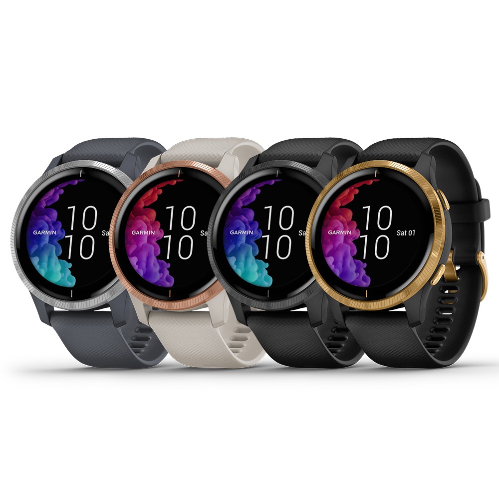 全新 GARMIN VENU AMOLED GPS 智慧腕錶(石磨黑)