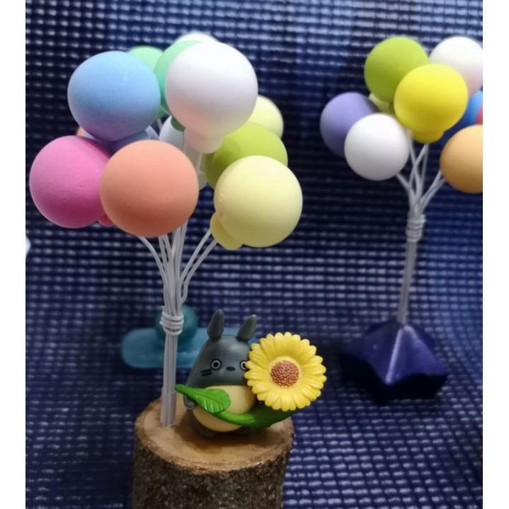 ［台灣製/ 買5個隨機送1個特別版］ 療癒小汽球擺飾 9顆球 蛋糕裝飾氣球 婚禮小物 佈置 車上 聖誕節 裝飾