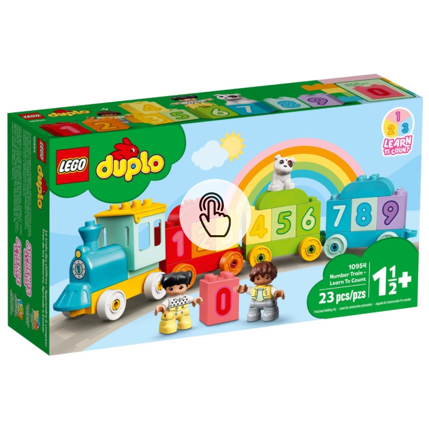 [a果子狸]  10954 Duplo 數字列車 學習數數 得寶 幼兒 大顆粒 樂高 原價749