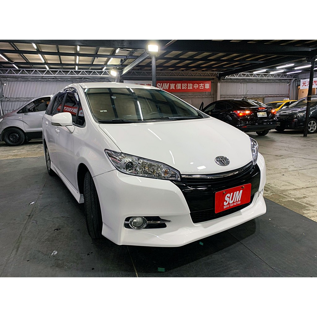 正11年最新款toyota Wish 2 0e 高階運動皮椅版最夯星燦白 蝦皮購物