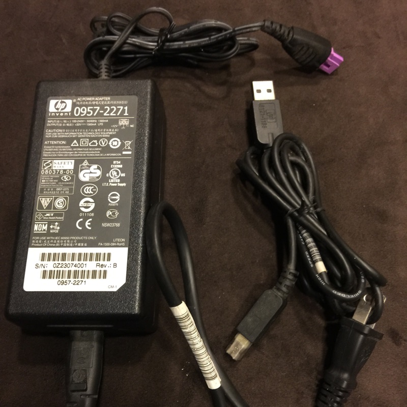 Hp印表機電源線0957 2271 電腦與印表機的連接線 蝦皮購物