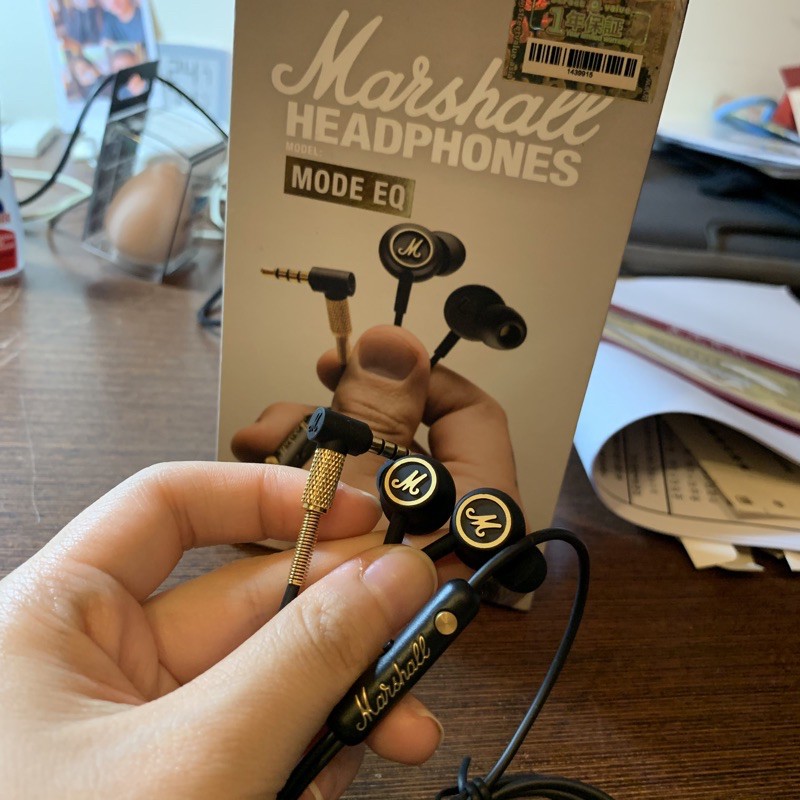 【免運全網最低價】Marshall Mode EQ 入耳 手機 耳道式耳機 耳塞式耳機 含麥克風 線控