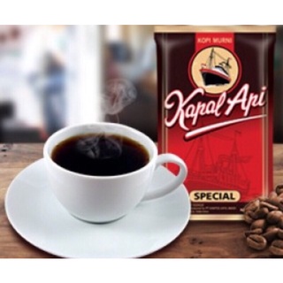 印尼🇮🇩Kapal Api Kopi 帆船黑咖啡 純咖啡粉 165g