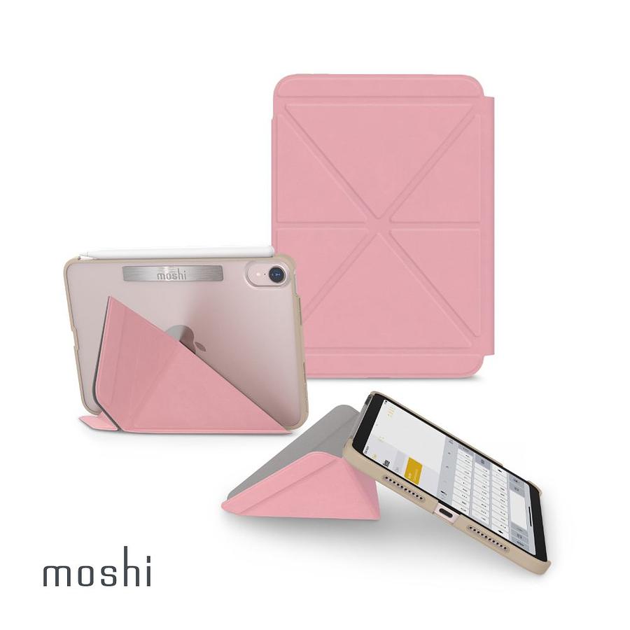 moshi VersaCover多角度前後保護套/ iPad mini 6/ 櫻花粉 eslite誠品