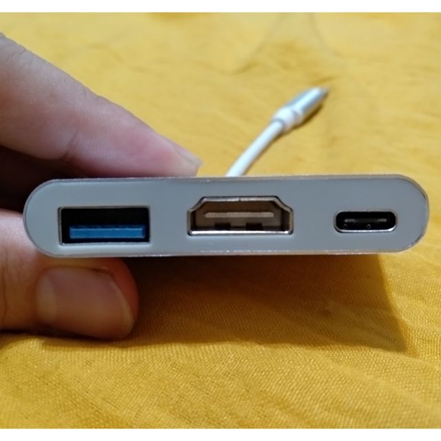 蘋果Type-C轉HDMI USB3.0轉換器線轉接頭MacBook擴展投影儀AppleTV投影機