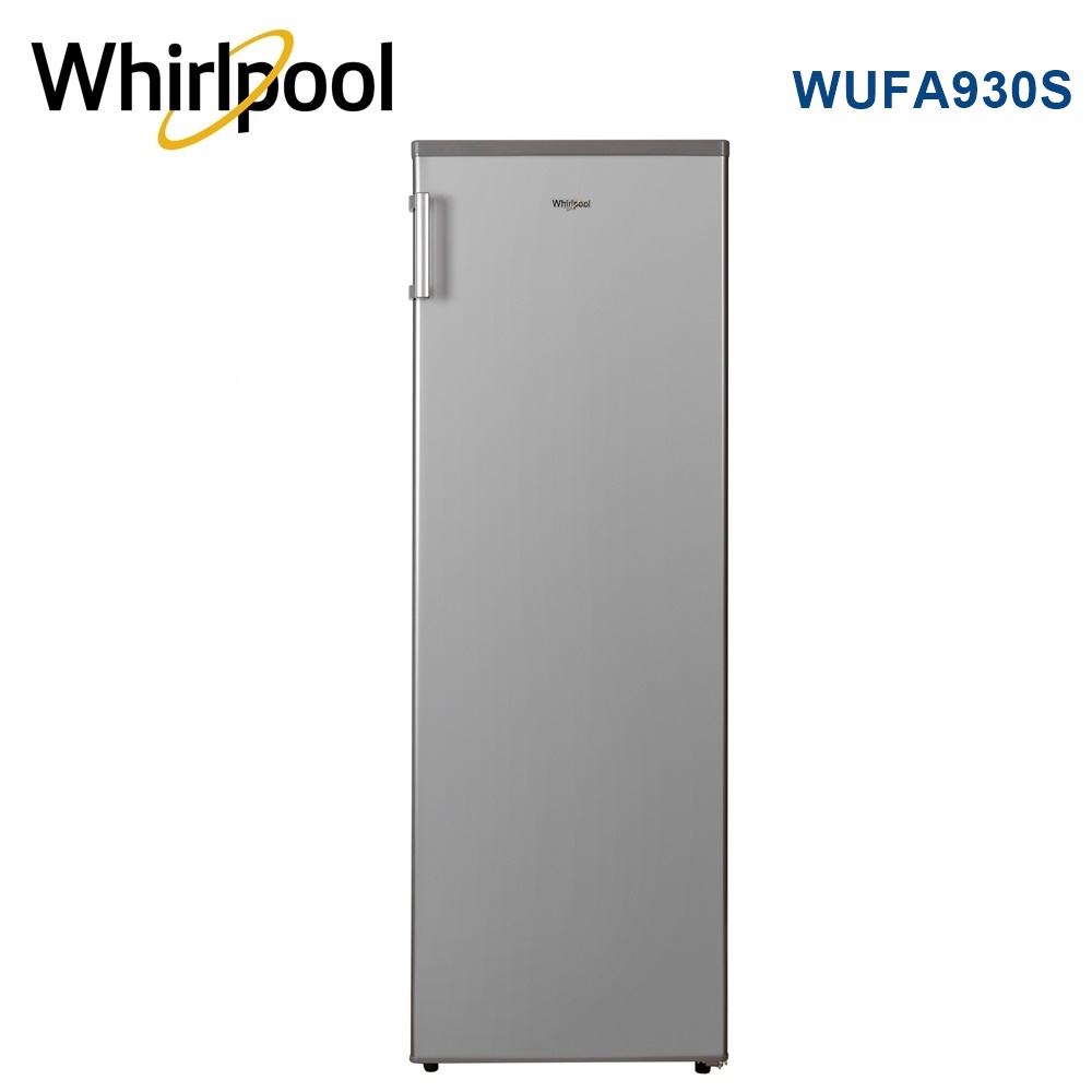 蝦幣十倍送【Whirlpool惠而浦】190L 直立式冷凍櫃 星空銀WUFZ656AS 可左右開門快速冷凍 溫控警報