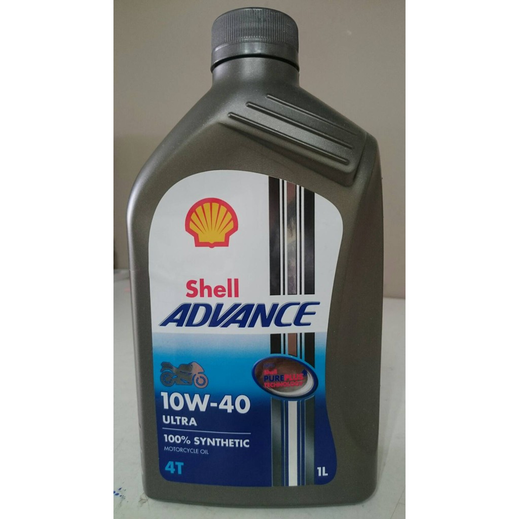 毛毛家 Shell Advance 10w40 Ultra 4t 四行程機車用機油sn Jaso Ma2 只有一瓶 蝦皮購物
