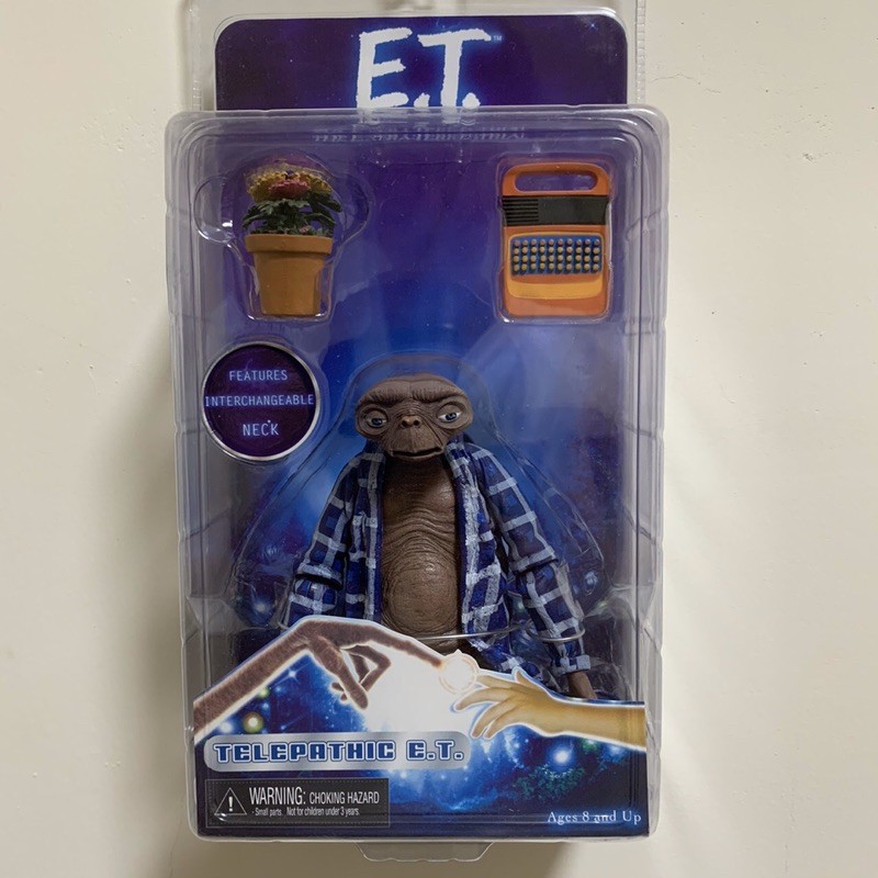 e.t E.T et 外星人 腳踏車 環球影城 universal phone home 吊卡 NECA 公仔 絕版