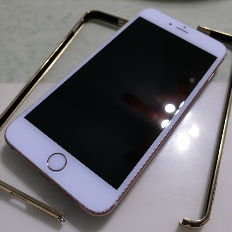 iPhone 6s plus 64G 玫瑰金 盒裝 保固到10/23