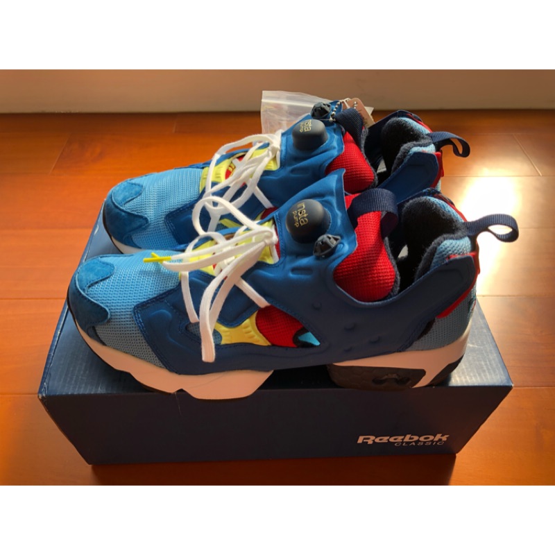 Reebok Insta Pump Fury OG x Packer shoes 知名鞋鋪 聯名 水藍 慢跑鞋 US8