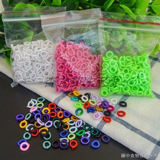 【鳳梨扣手工編織】【熱賣款】DIY小線圈6mm彩色小圈材料中國結手鍊項鍊隔手工編織飾品小