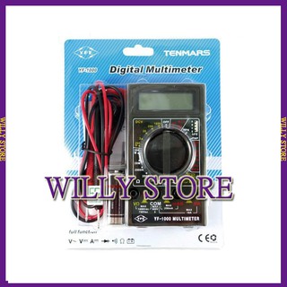【WILLY STORE】TENMARS YF-1000 經濟型 數位式電錶 三用電表