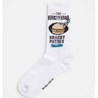 〖LIT-select〗Asos Design Krusty Crab Socks 美味蟹堡 長襪