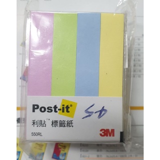 3M 臺灣 Post-it 可再貼標籤紙系列 550RL