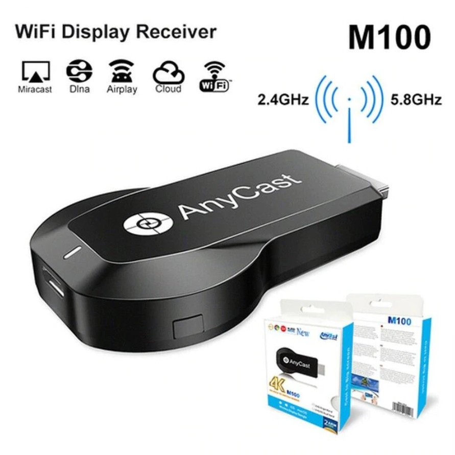 🔥M9 Plus/M100 4K🔥 雙核 AnyCast hdmi 無線影音 手機分享器 電視棒 手機轉電視 同屏器