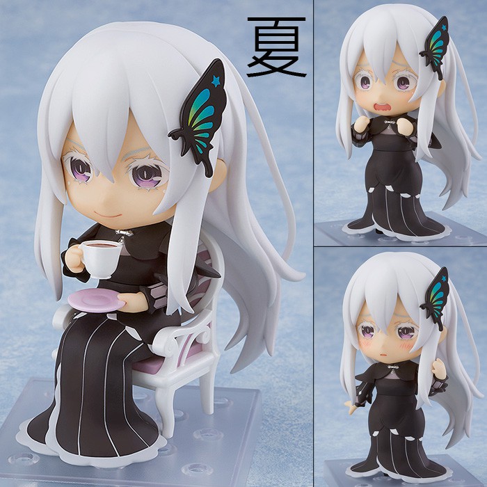 《夏本舖》日版 黏土人 1461 Re 從零開始的異世界生活 艾姬多娜 強欲 魔女 七大罪 魔法 洋裝 椅子 蝴蝶 Q版