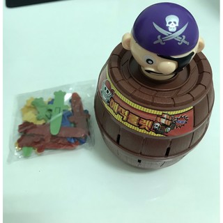 桌遊 海盜桶 木桶叔叔 小號 遊戲 兒童 玩具 韓國 Running man 派對 多人遊戲 親子 插插樂 二手 現貨
