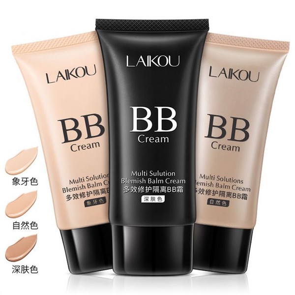 LAIKOU 多效修護隔離粉底BB霜 50g 保濕 補水 遮瑕 粉底液 另售 LAIKOU 多效呵護隔離霜 ~蝸牛BB霜