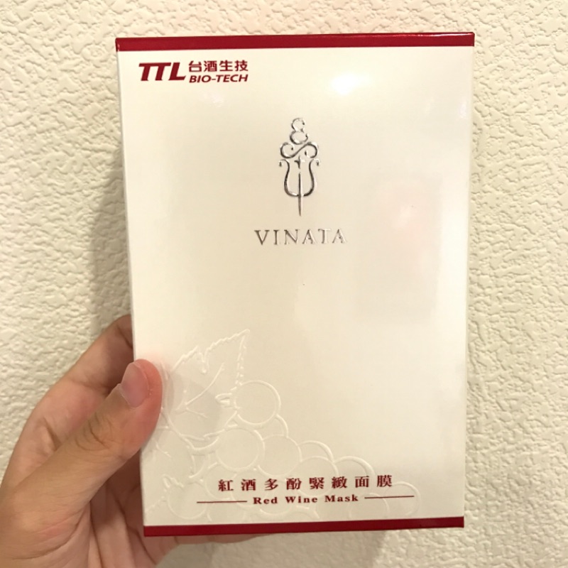 🍷全新❗️台酒生技 薇娜塔 紅酒多酚緊緻面膜✨