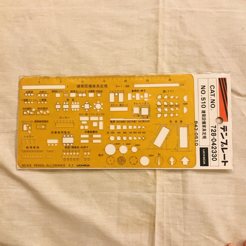 日本uchida內田no 510 建築家具設備定規家具板1 0 蝦皮購物