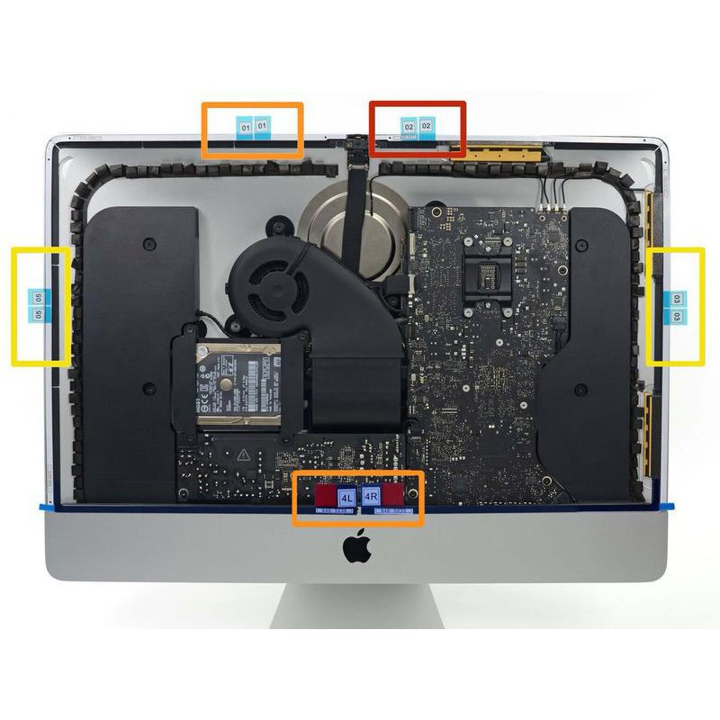 iMac 27吋（A1419）2012-2015原裝液晶固定膠條（非仿貨：導致液晶掉落破裂）含稅，選購其它膠條與拆機工具