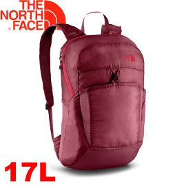 【The North Face 17L 輕量多功能背包 深石榴紅/紅】NF00CJ2Z/多功能/後背包/適登山/悠遊山水