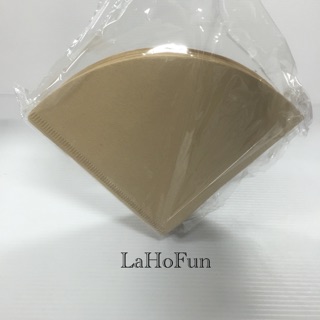 現貨供應《LaHoFun》日本製 V60 V02 品質嚴選-咖啡濾紙(無漂白) 100入 2～4人 手沖咖啡