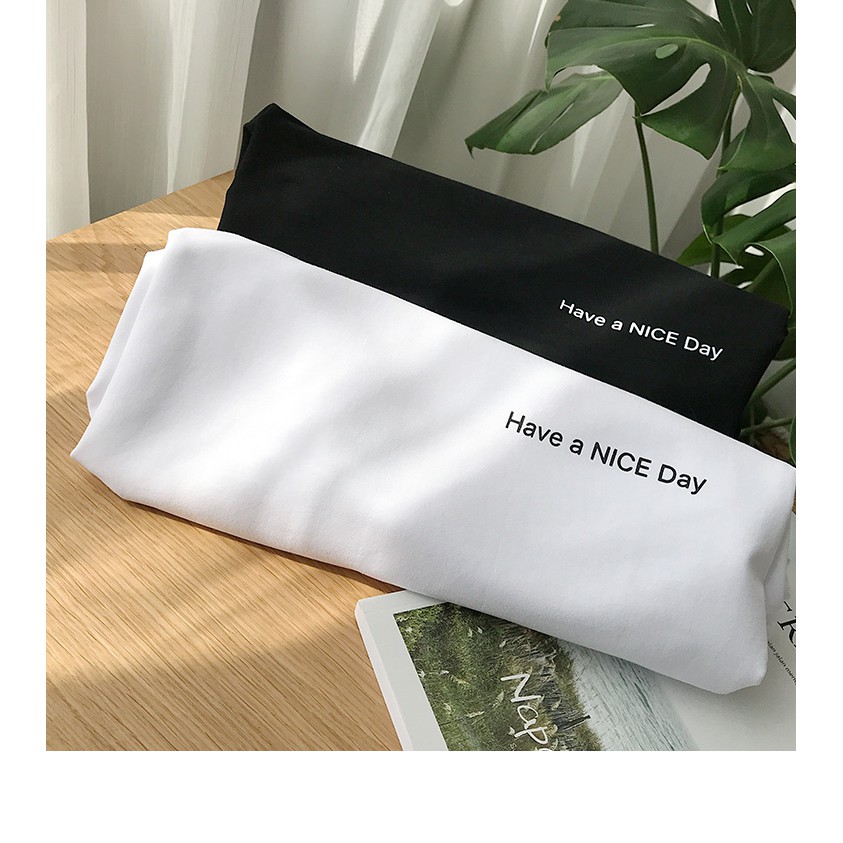 情侶t 情侶裝純棉短t Mit台灣製 Y0858 1 左胸have A Nice Day 簡約系文青班服快速出貨 蝦皮購物