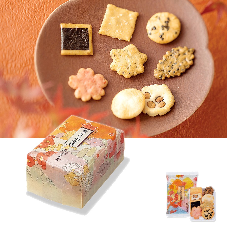 預購 日本 小倉山莊山春秋仙貝 蝦皮購物