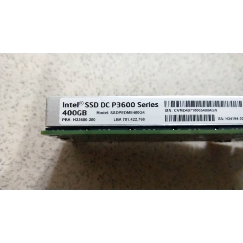 Intel ssd dc p3600 400gb  二手