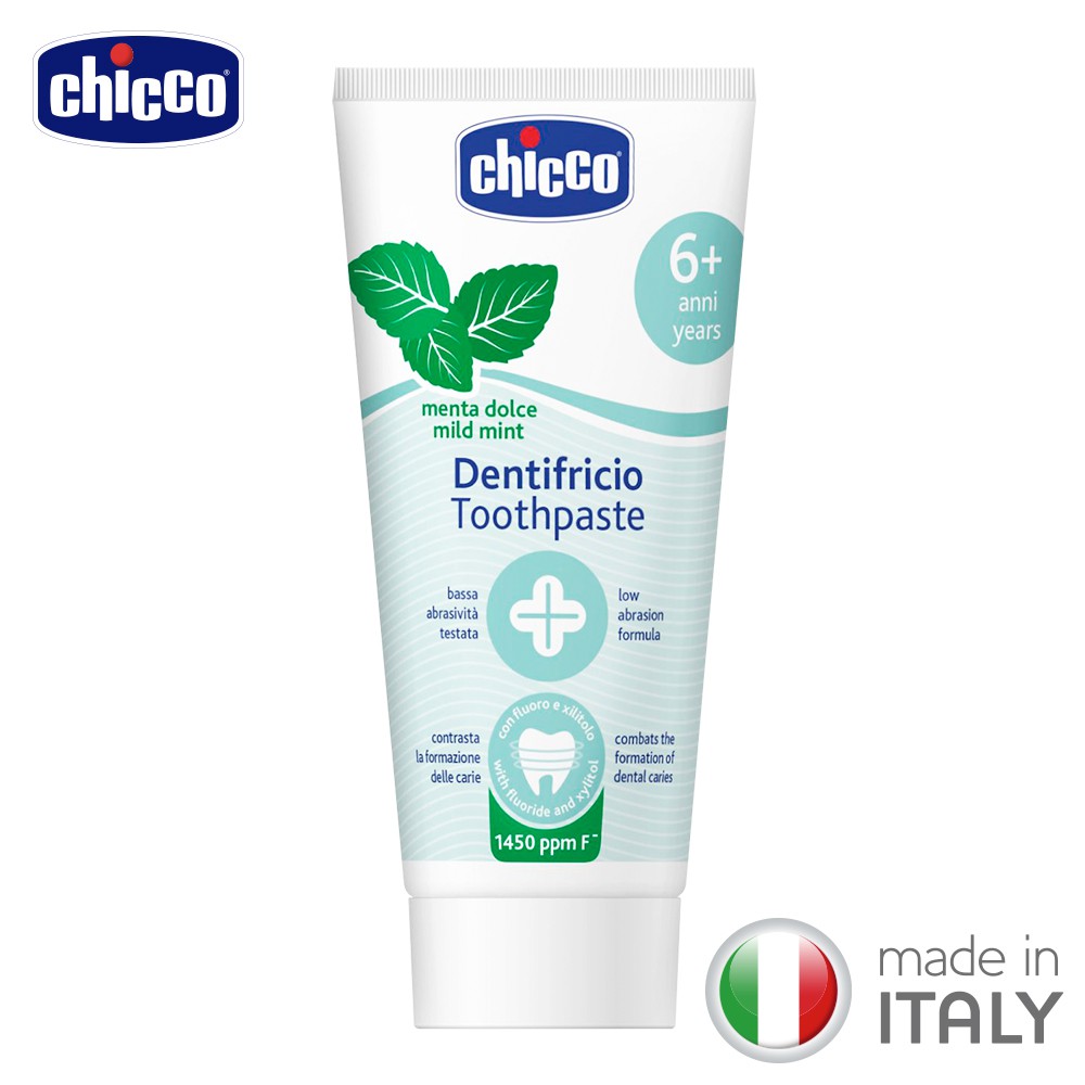 chicco- 兒童木醣醇含氟牙膏50ml-薄荷