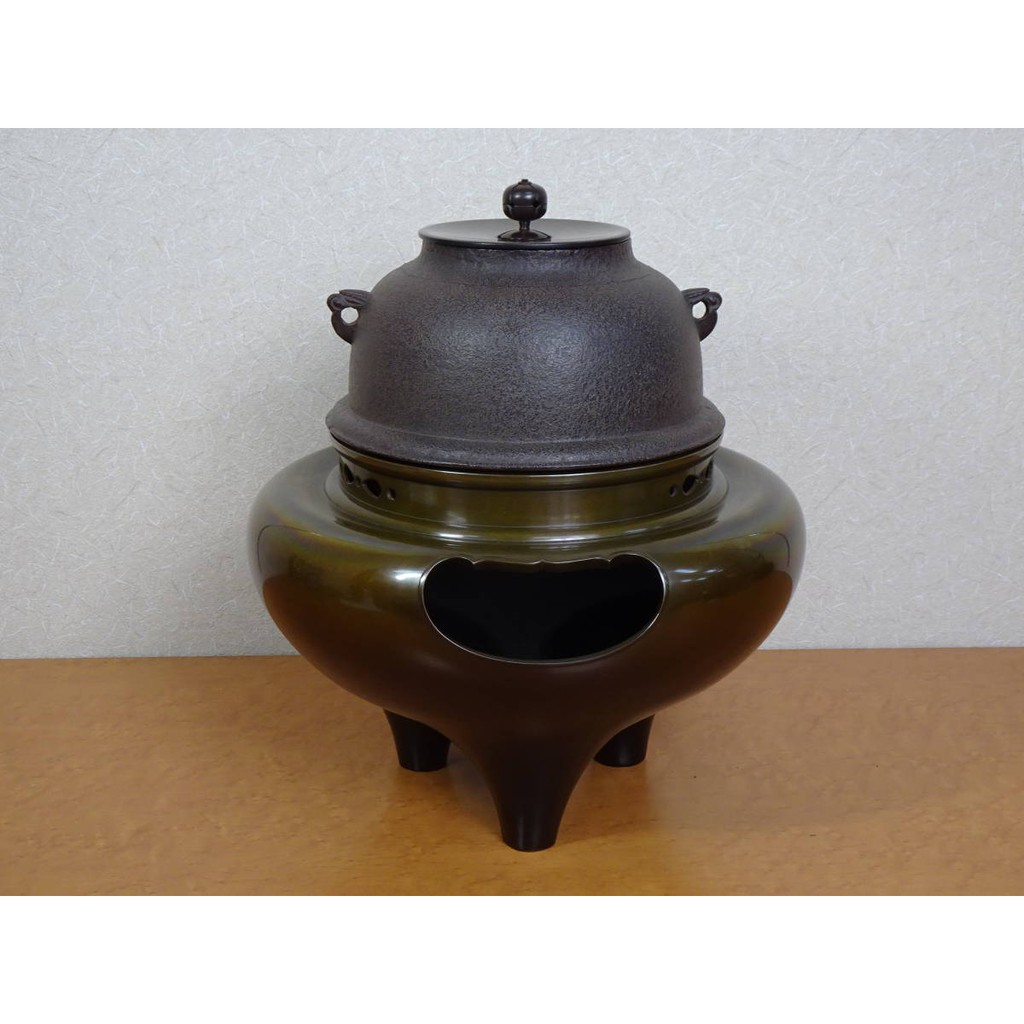 比比昂.日本茶道具高橋敬典】【涼風庵】人間国宝高橋敬典金谷浄雲作唐