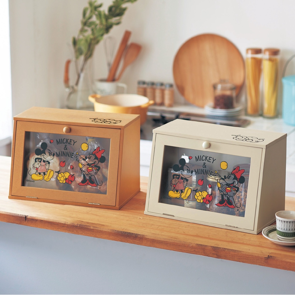 『預購』狐熊百貨 日本 🇯🇵 迪士尼 米奇 米妮 奇奇蒂蒂 麵包 雜物 裝飾 儲物盒 收納櫃 收納盒
