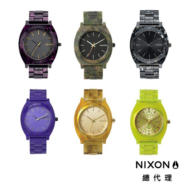 NIXON TIME TELLER ACETATE 文青 極簡風 手錶 男錶 女錶 時尚穿搭 潮人裝備 禮物首選