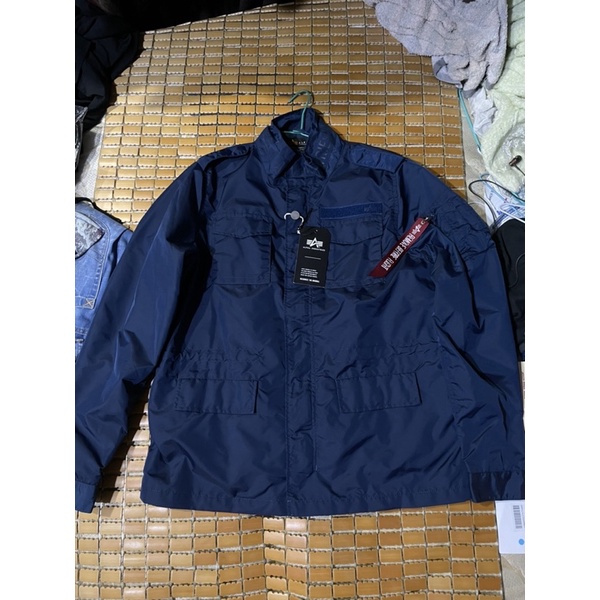 alpha industries 歐版 tt 類似 m-65 軍裝 野戰 外套 大衣 深藍 海軍藍