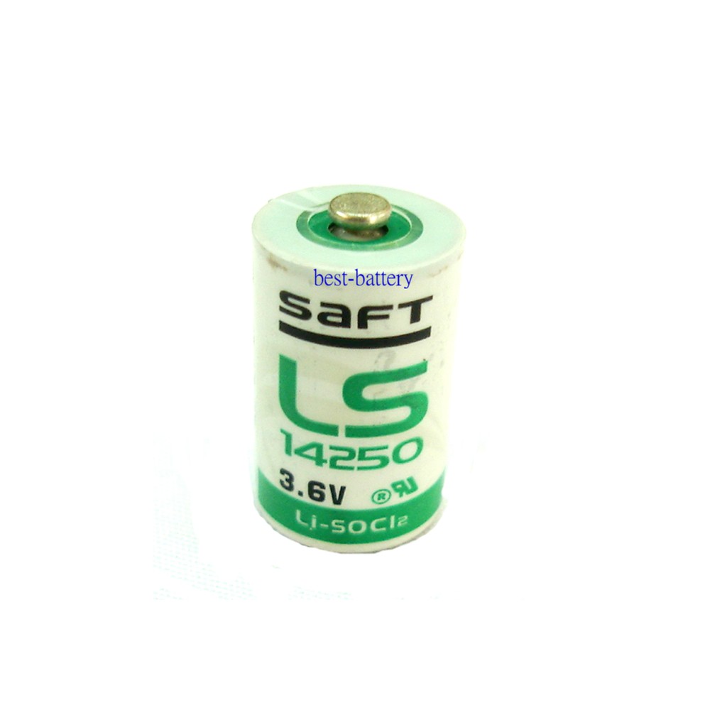 頂好電池-台中 法國 SAFT LS-14250 3.6V-1.2AH 1/2AA 一次性鋰電池 工業電池 記錄器電池