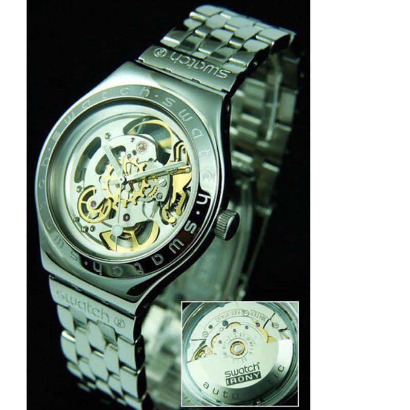 Swatch自動上鏈機械錶鏤空款 YAS100G，客訂