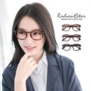 韓國復古雙釘半框方型中性平光眼鏡【G23078】璀璨之星