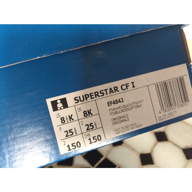 adidas SUPERSTAR CF I(貝殻鞋）