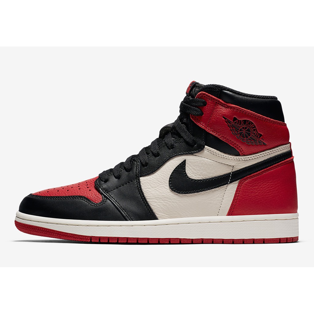 jordan 1 bred toe high