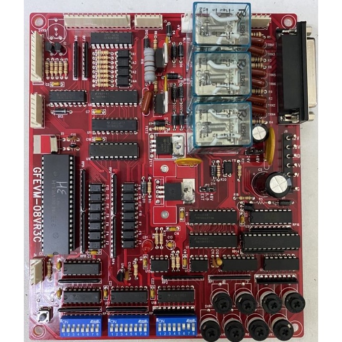 ⚡娃娃機-爪子可獨立電供紅色8旋鈕主機板(附線)-含最新程式GF03H2版本