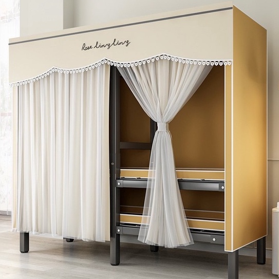衣櫃現代簡約傢用臥室結實組裝佈衣櫃免安裝折疊簡易衣櫥齣租房用 CLI0