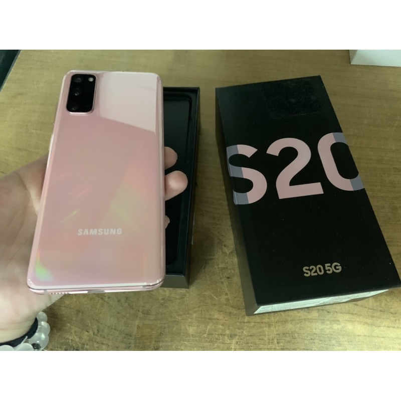 限面交-Samsung S20 粉 128G 中古機-有配件～極新