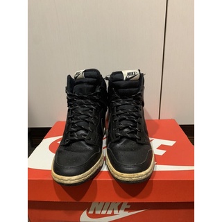 Nike 黑色內增高鞋 附鞋盒 24.5