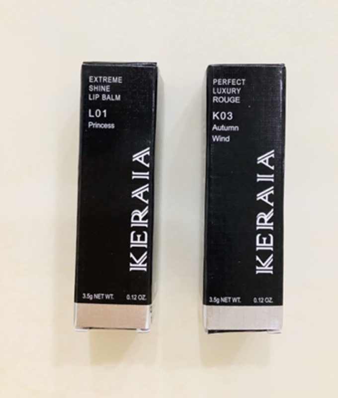 全新正品keraia 克萊亞護唇膏極致閃耀潤色護唇膏l01 公主 完美奢華緞亮唇膏k03 秋楓 蝦皮購物