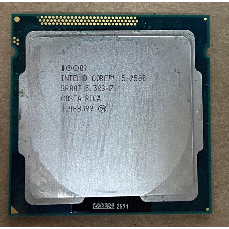 中古 二手 良品 CPU Intel i5-2500 功能正常 可以開機