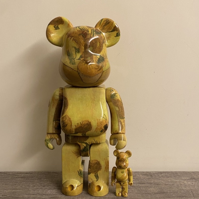 ►已拆，現貨一隻◀be@rbrick 梵谷 400% + 100%  向日葵 sun flowers 太陽花