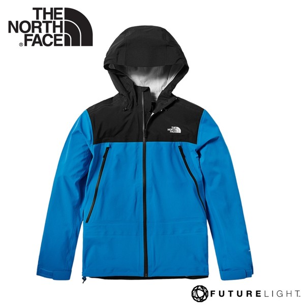 【The North Face 男 FL防水外套《黑/藍》】46LA/防水透氣衝鋒衣/防風外套/防水夾克/悠遊山水